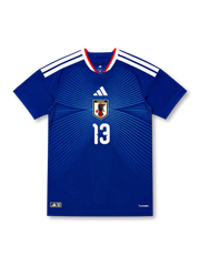 Japan 2026 home authentic blue football shirt with NAKAMURA name and number 13