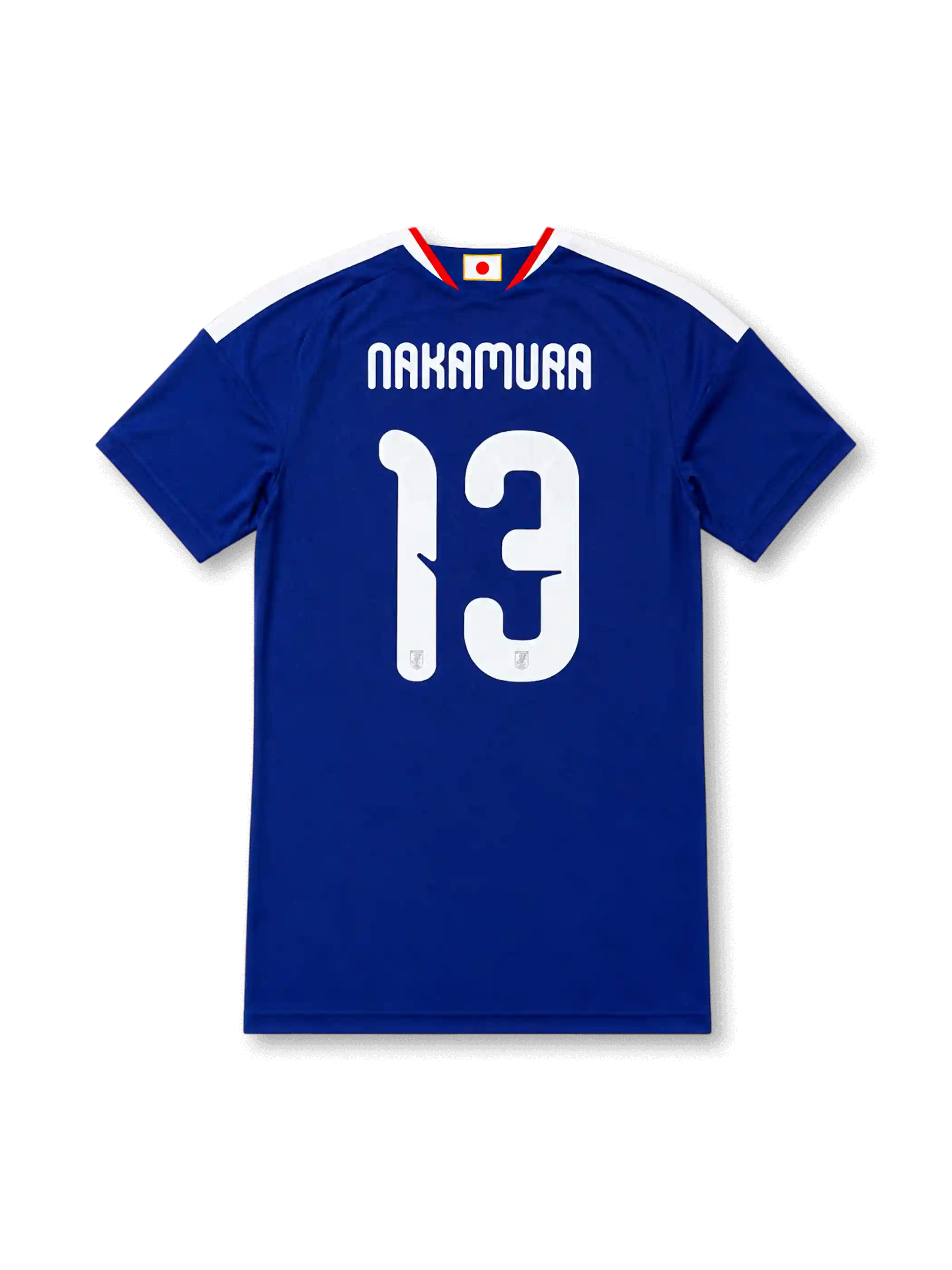 Japan 2026 home authentic blue football shirt with NAKAMURA name and number 13