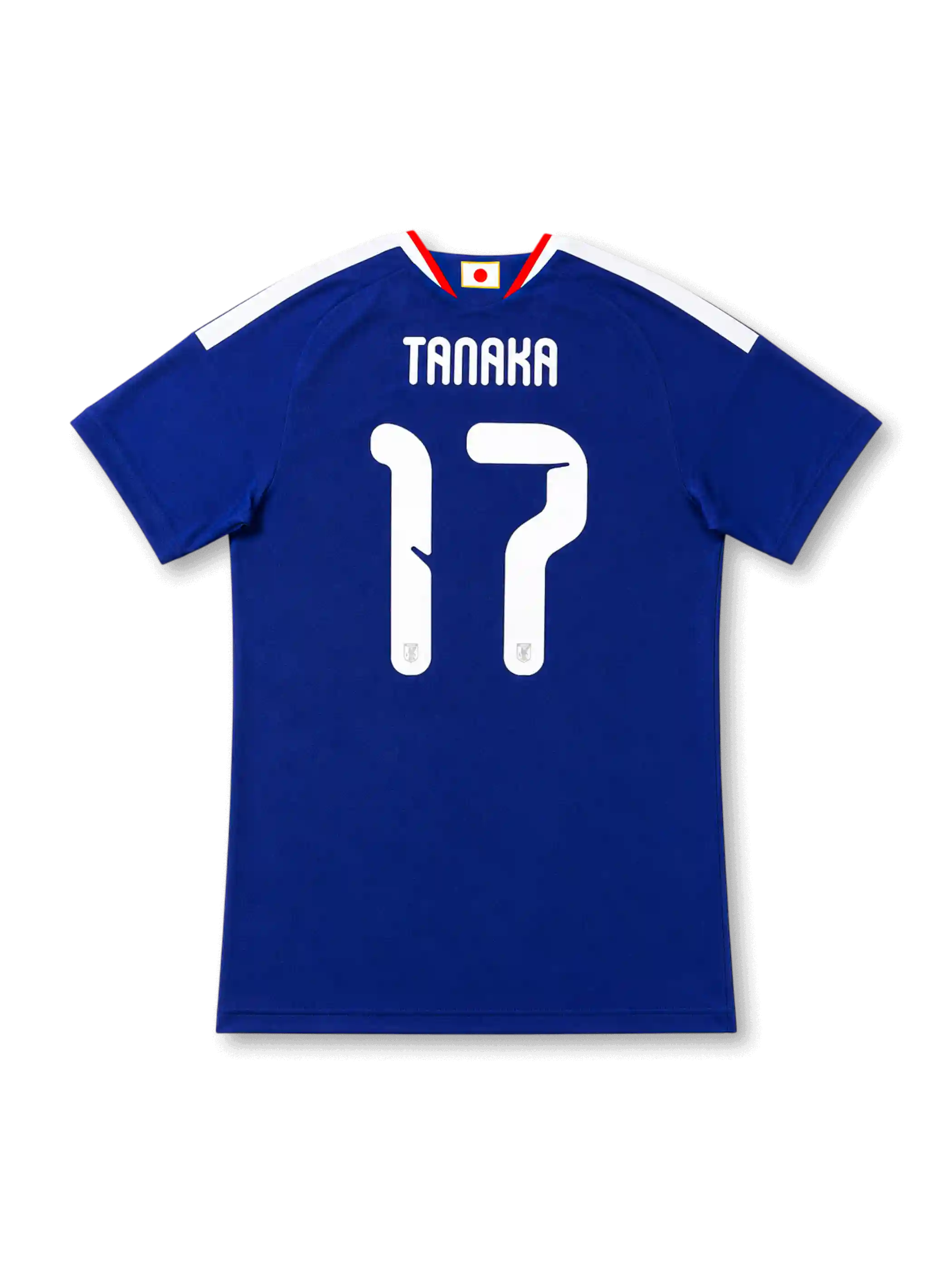 Japan 2026 home authentic blue football shirt with TANAKA name and number 17