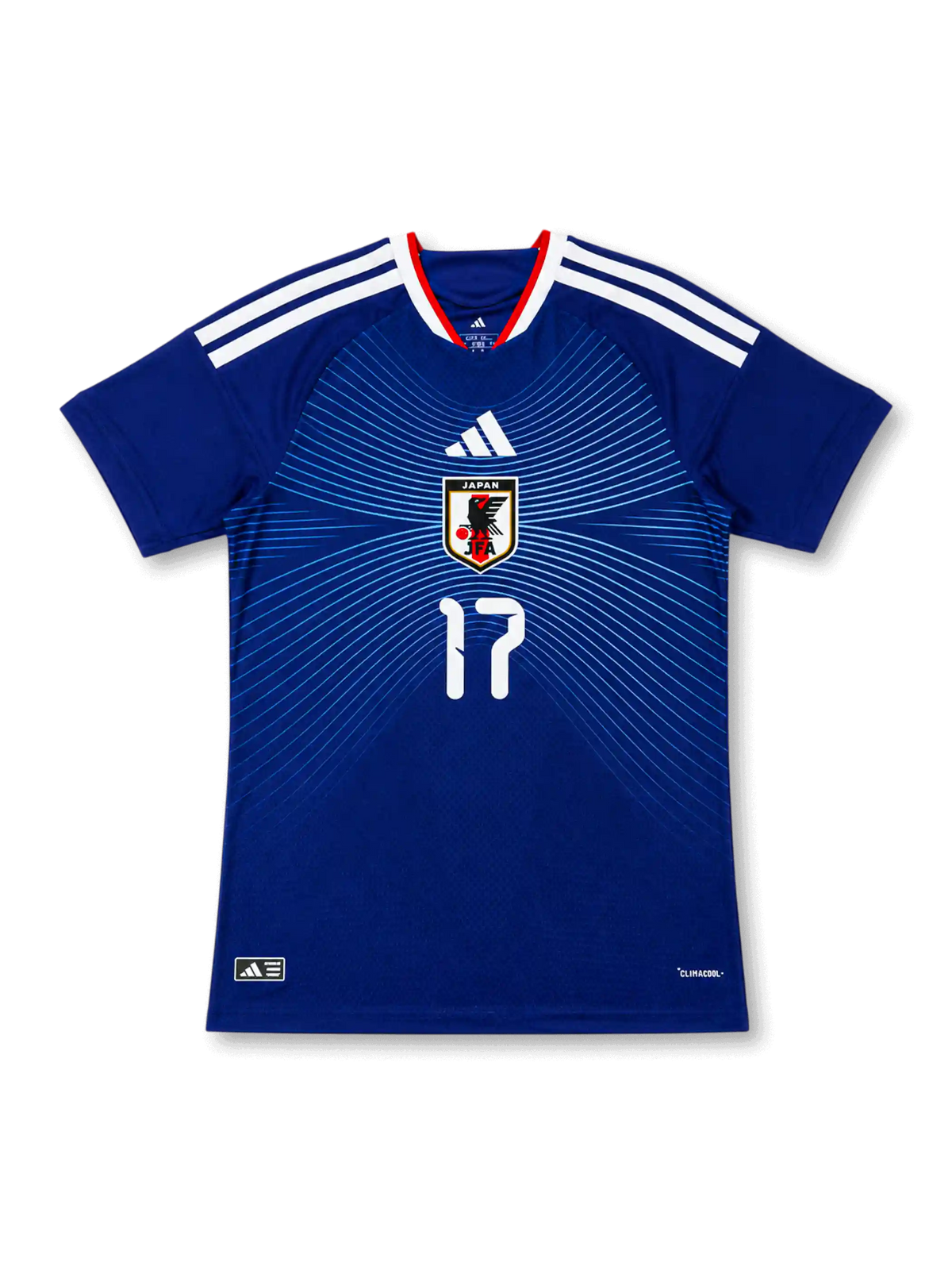 Japan 2026 home authentic blue football shirt with TANAKA name and number 17