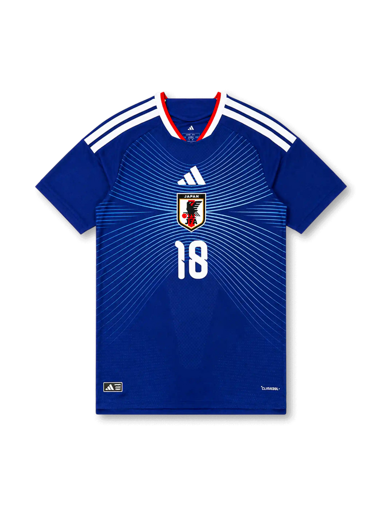 ウェア  Soccer Japan  #18 Ayase Ueda Japan 2026 Home Authentic Football Shirt Ayase Ueda #18-KICKO