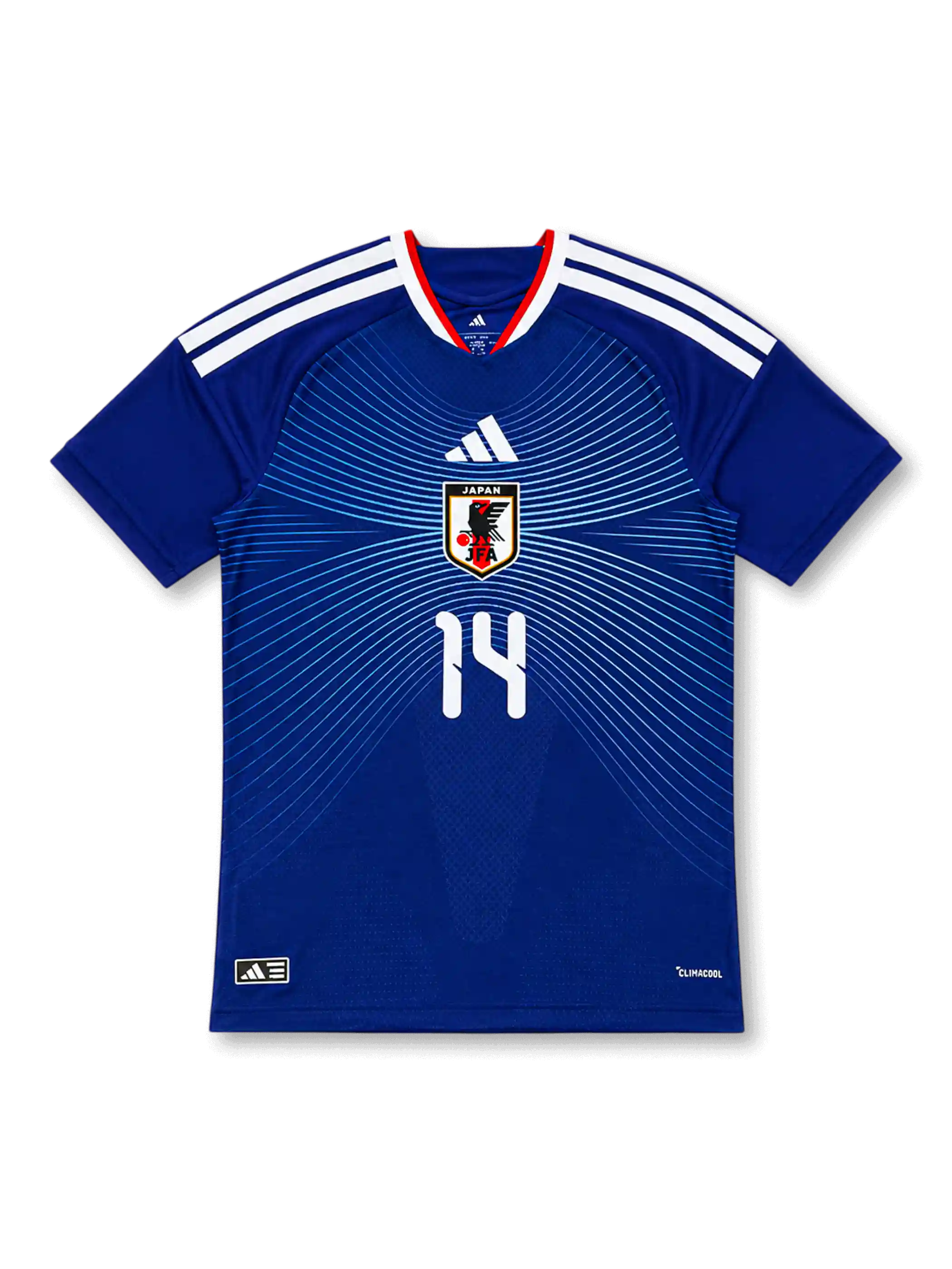 Japan 2026 home authentic blue football jersey with ITO name and number 14