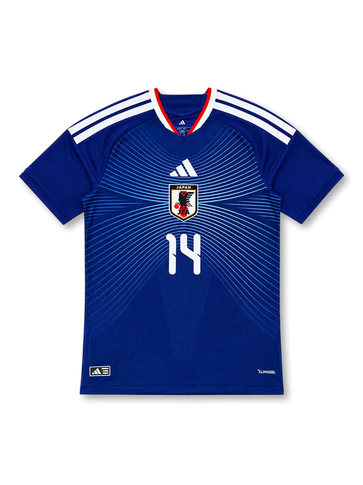 Japan 2026 home authentic blue football jersey with ITO name and number 14