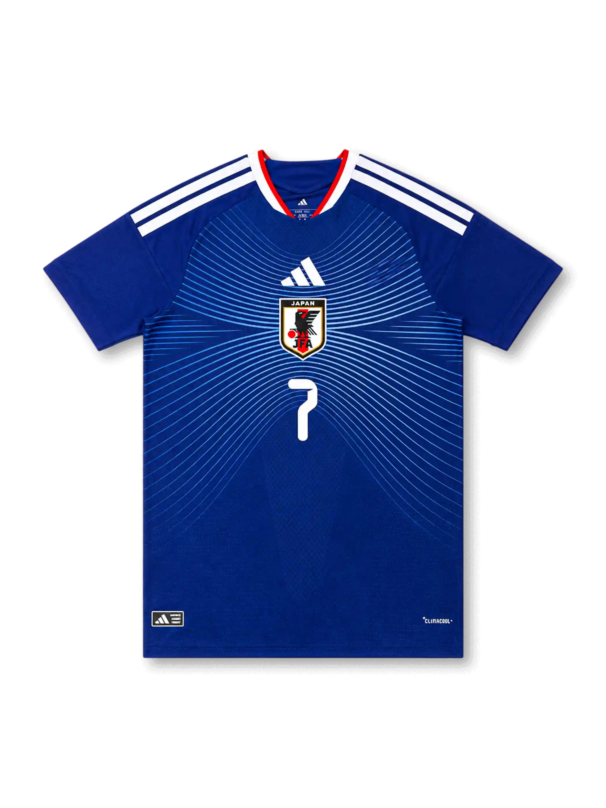 Japan 2026 home authentic blue football jersey with MITOMA name and number 7