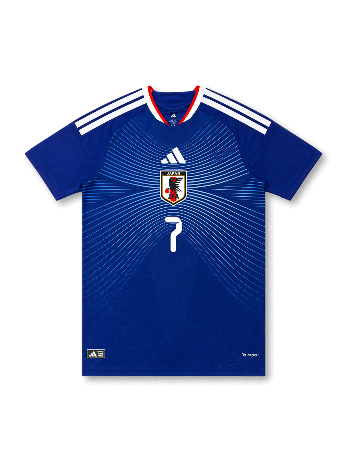 Japan 2026 home authentic blue football jersey with MITOMA name and number 7