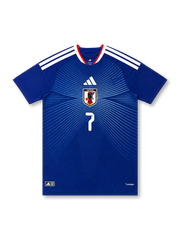 Japan 2026 home authentic blue football jersey with MITOMA name and number 7