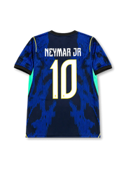 Back view of Brazil 2026 away shirt with NEYMAR JR name-set and number 10.
