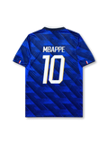 Back view of France 2026 home shirt with MBAPPE name-set and number 10.