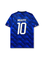 Back view of France 2026 home shirt with MBAPPE name-set and number 10.