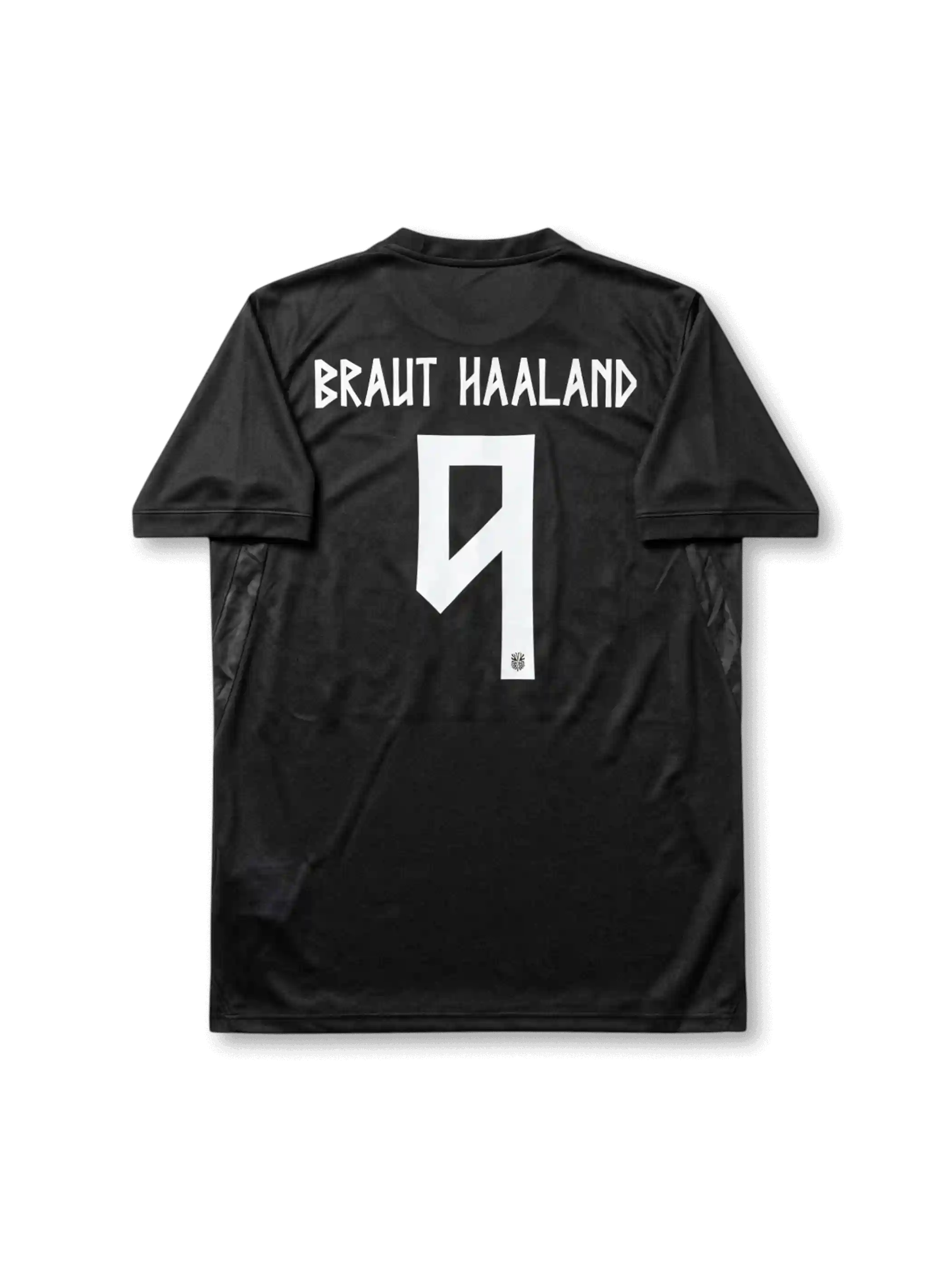 Norway 2026 World Cup away black football jersey with BRAUT HAALAND name and number 9