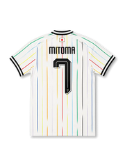 Japan 2026 away replica football jersey in white with Kaoru Mitoma name and number 7