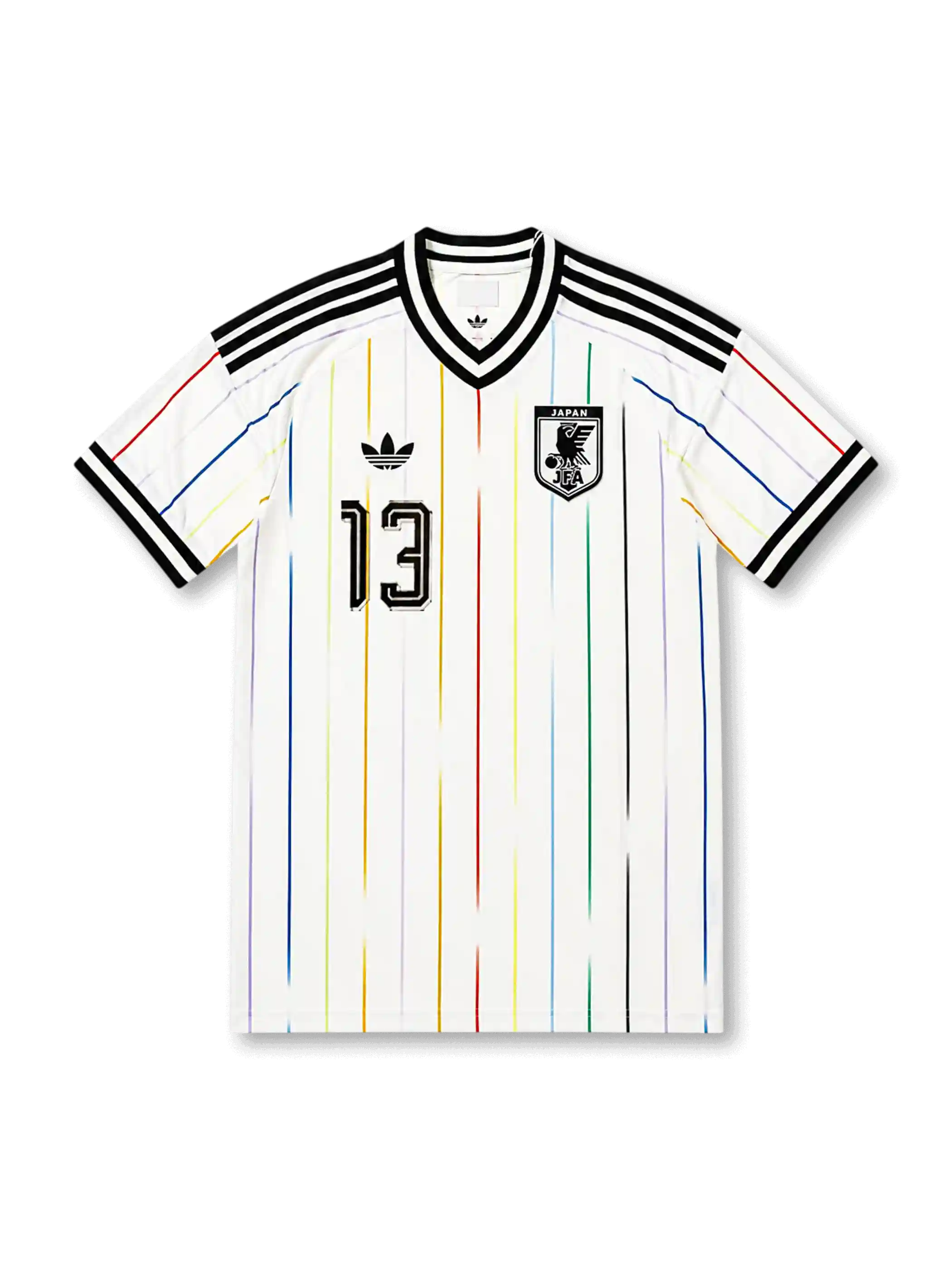 Japan 2026 away replica football jersey in white with Keito Nakamura name and number 13