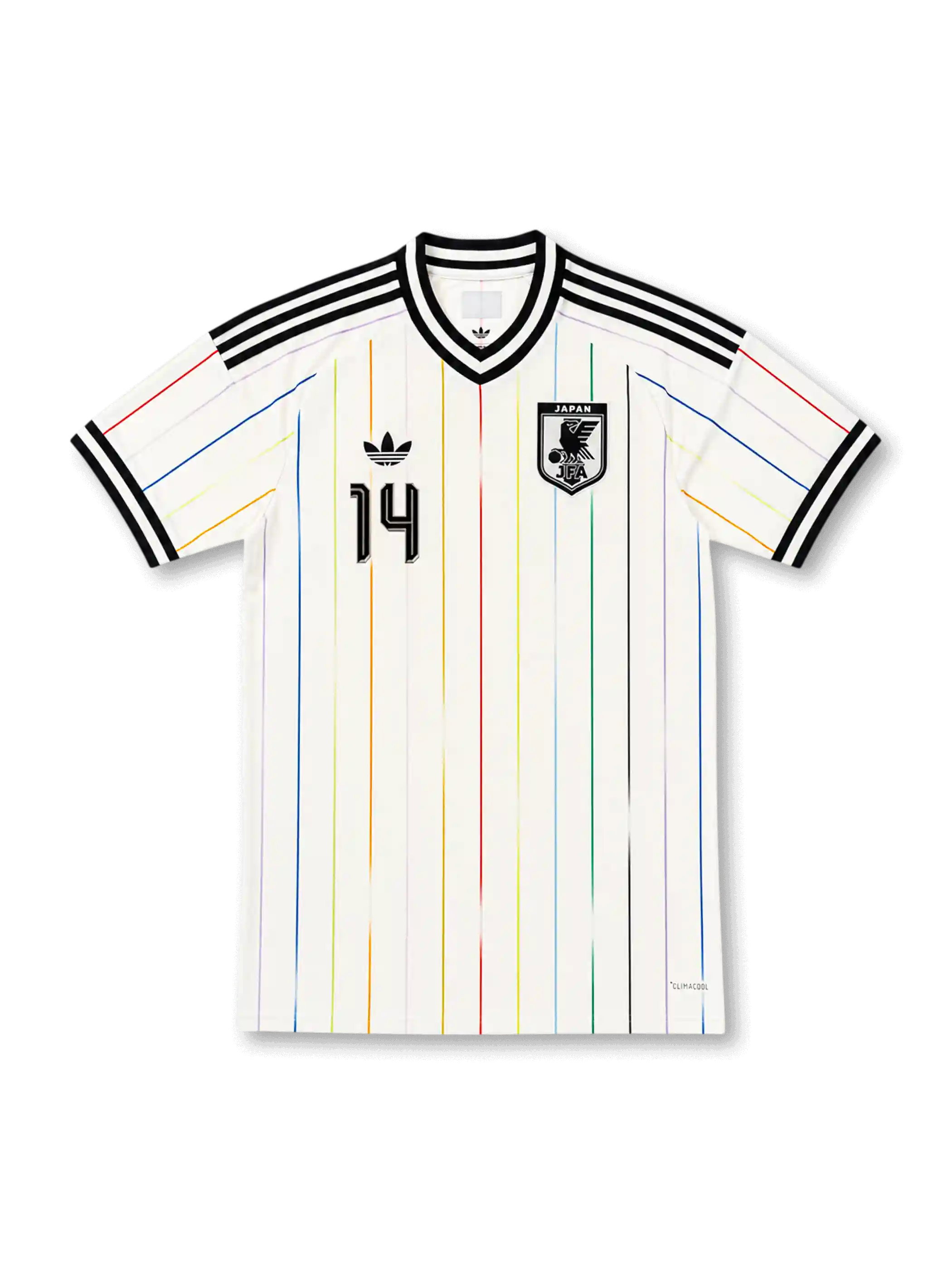 Japan 2026 away replica football jersey in white with Junya Ito name and number 14