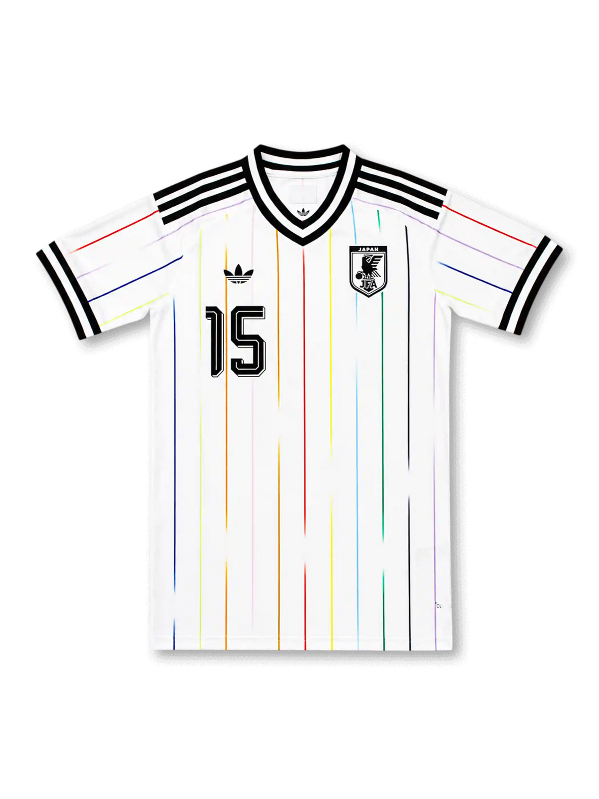 Japan 2026 away replica football jersey in white with Daichi Kamada name and number 15
