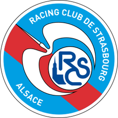 Blue and white from Alsace roots. RC Strasbourg｜Ligue 1 Collection logo