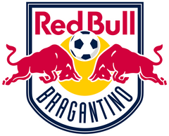 Red and yellow, Massa Bruta rising. Red Bull Bragantino｜Club Kit Collection logo