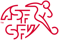 "Precision in Play. Pride in Every Match." Switzerland National Team｜European Football Heritage Collection logo