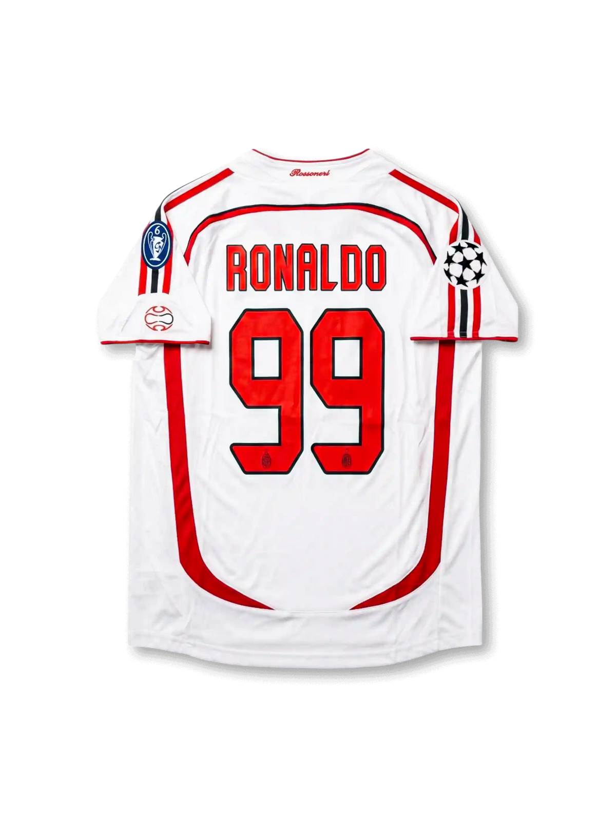 AC Milan 2007 Champions League Final Away Shirt #99 Ronaldo