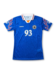 adidas × BAPE Football Jersey "93" — Royal Blue, Authentic