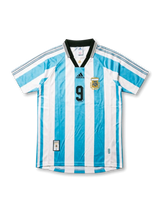 Argentina 1998 World Cup Home Shirt #9 Batistuta