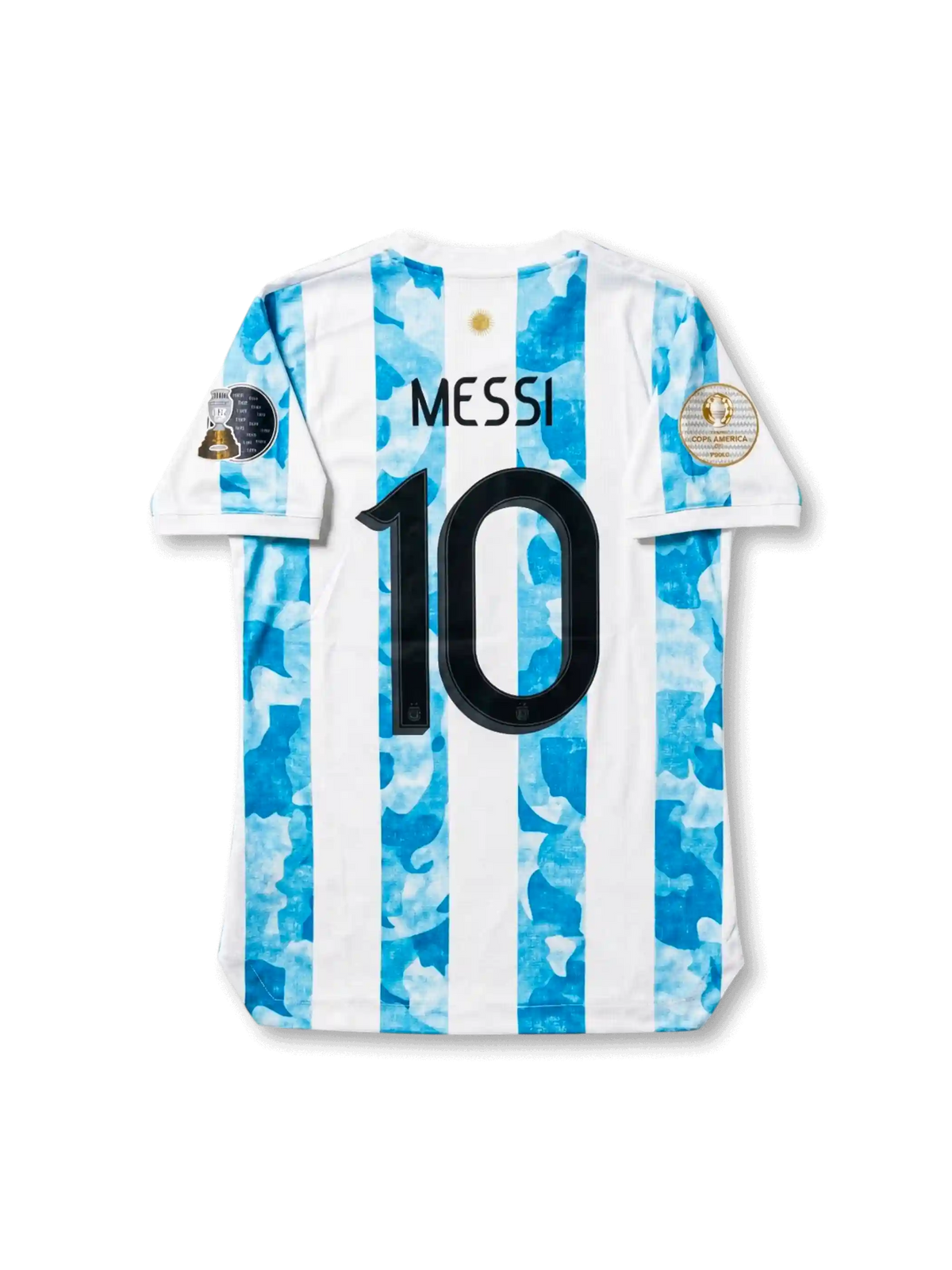 Argentina 2021 Copa América Final Home Shirt #10 Messi