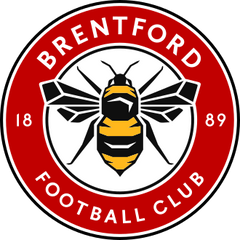 Red and white, built on precision. Brentford｜Modern Club Collection logo