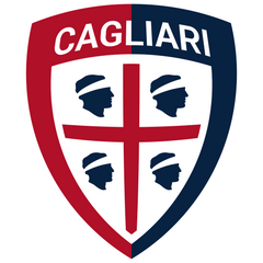 Red and blue from Sardinia roots. Cagliari Calcio｜Serie A Collection logo