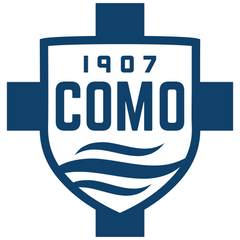 Blue from the shores of Como. Como 1907｜Serie A Collection logo