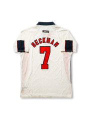 England 1998 World Cup Home Shirt #7 Beckham