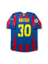 Barcelona 2005-06 Paris Final Home Shirt #30 Messi