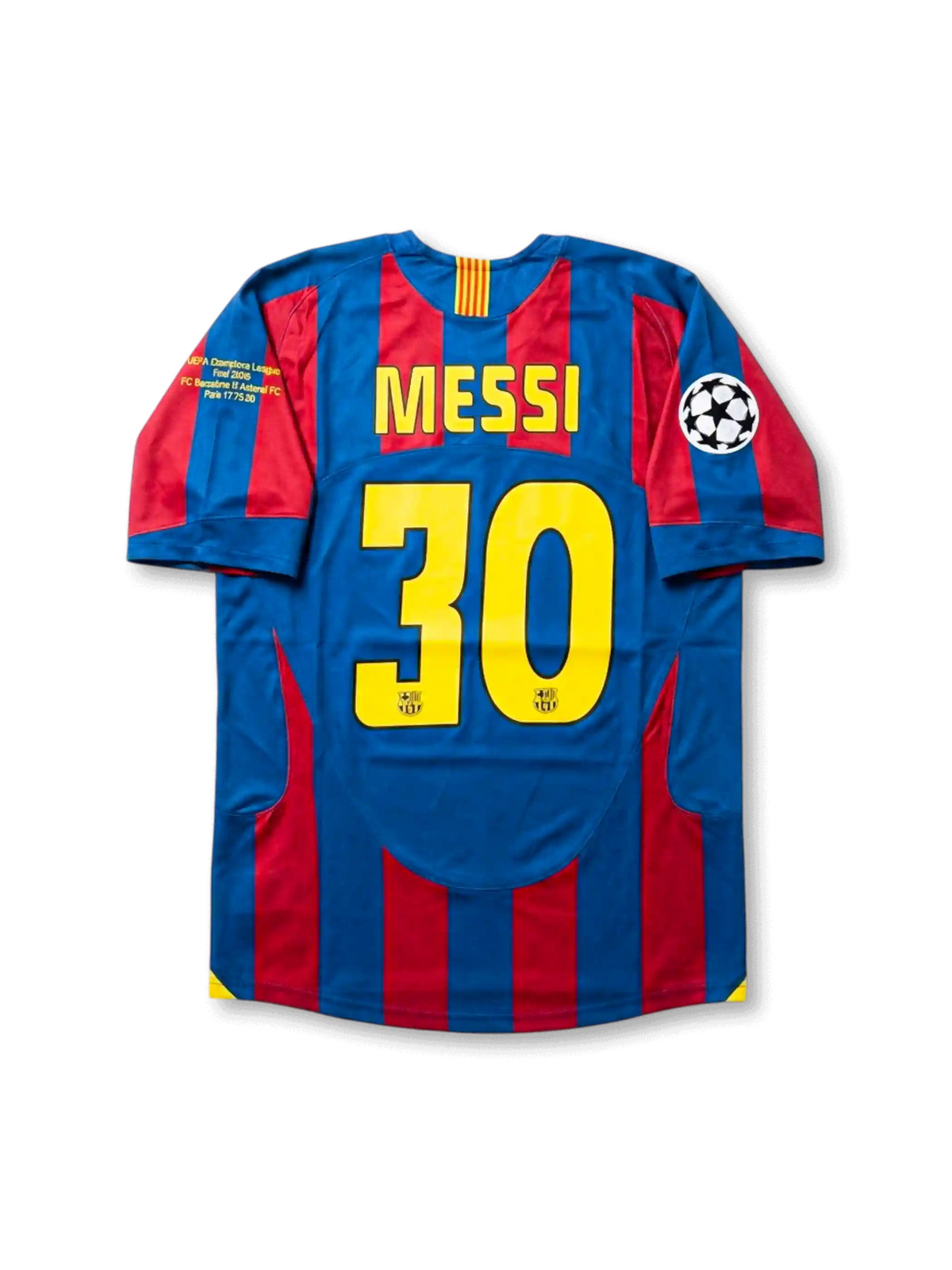 Barcelona 2005-06 Paris Final Home Shirt #30 Messi
