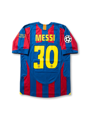 Barcelona 2005-06 Paris Final Home Shirt #30 Messi