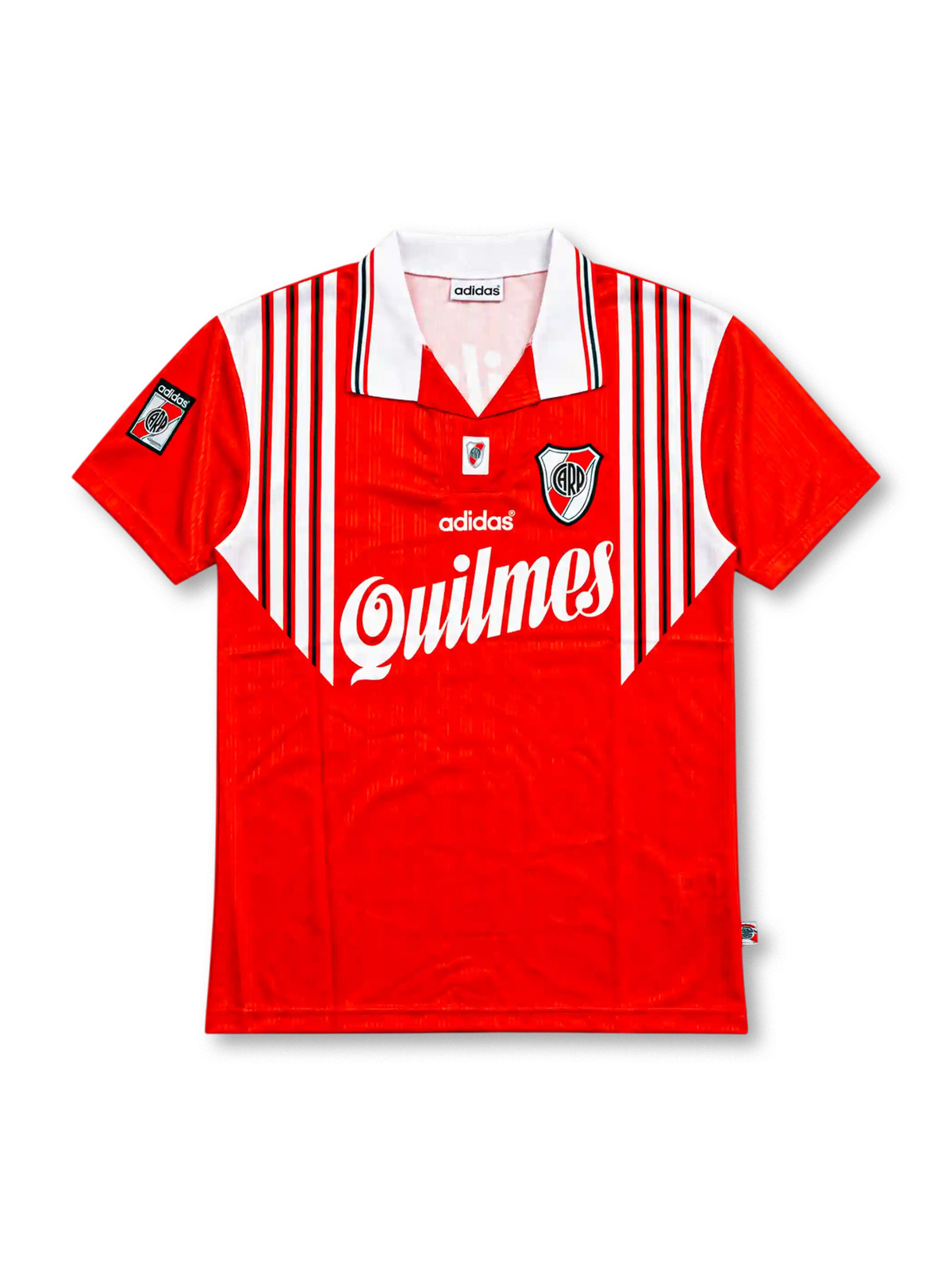 River Plate 1995/96 Away Jersey #10, retro Argentine club soccer shirt featuring the classic away kit design, River Plate club crest, and number 10 on the back.