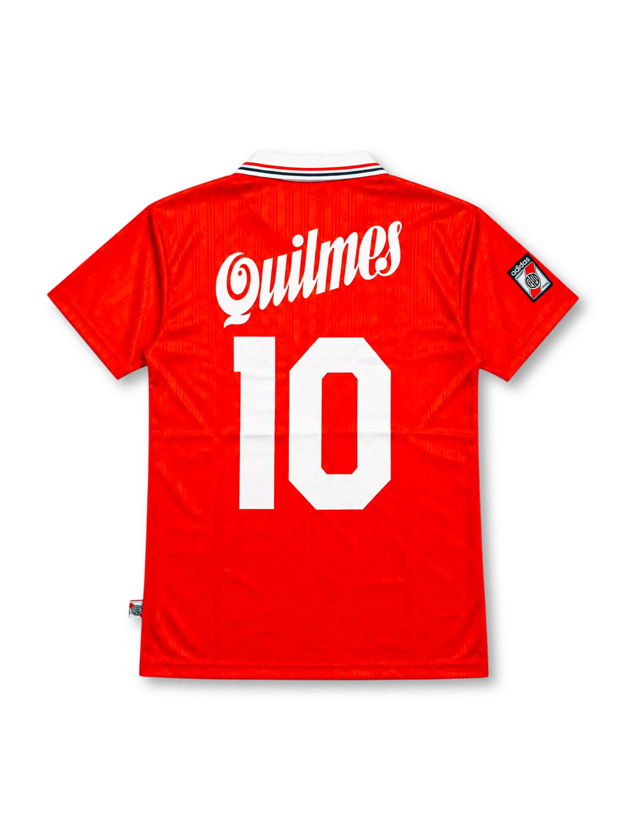 River Plate 1995/96 Away Jersey #10, retro Argentine club soccer shirt featuring the classic away kit design, River Plate club crest, and number 10 on the back.