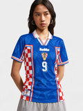 Croatia 1998 World Cup Away Shirt #9 Davor Suker