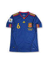 Spain 2010 World Cup Final Away Shirt #6 A. Iniesta