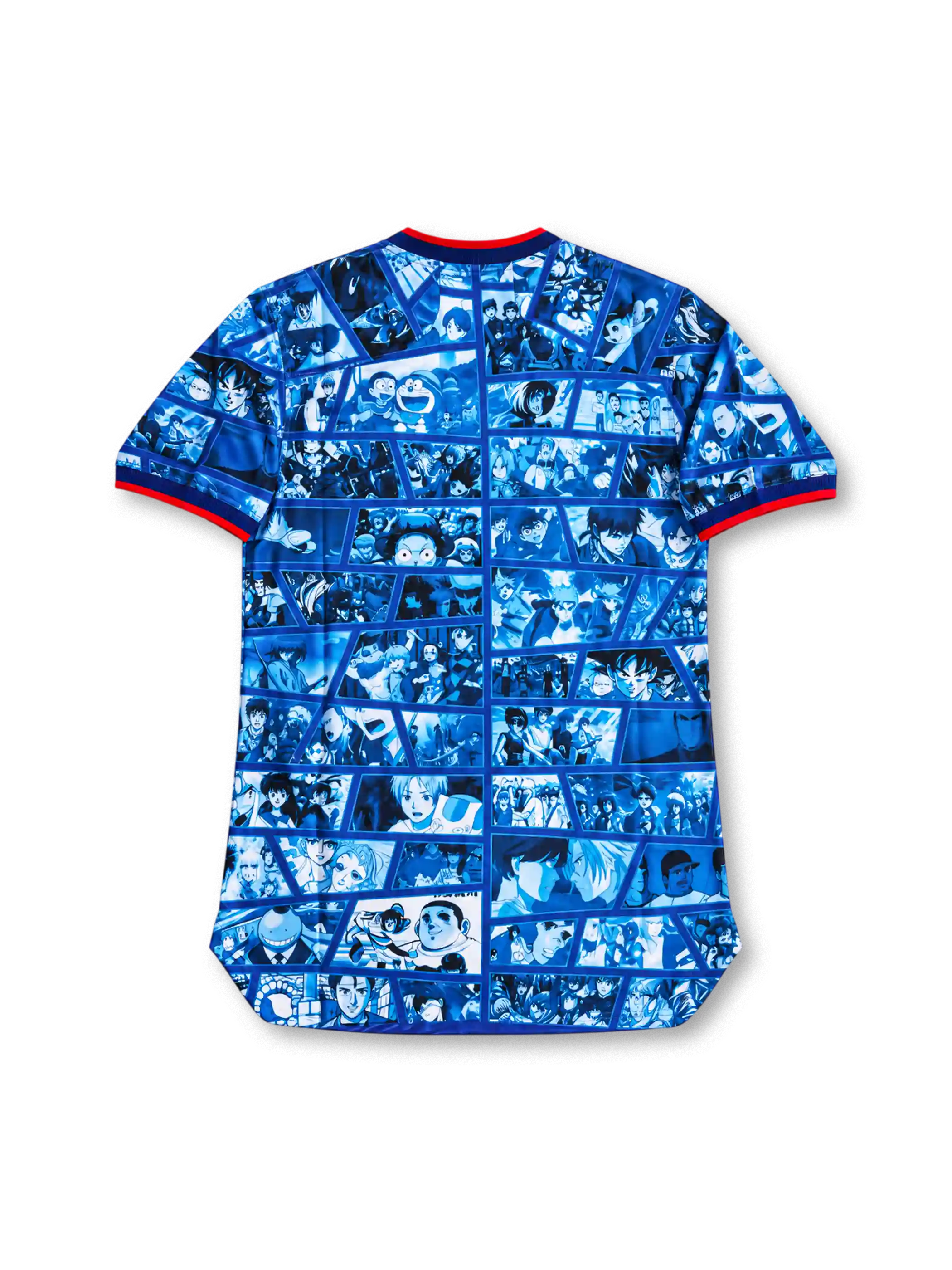 Japan Anime Collaboration Soccer Jersey #10, special edition Japanese national team-inspired football shirt combining Japan soccer styling with an anime-themed design and number 10.