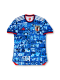 Japan Anime Collaboration Soccer Jersey #10, special edition Japanese national team-inspired football shirt combining Japan soccer styling with an anime-themed design and number 10.