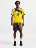 Colombia 2014 World Cup Home Jersey #10 James Rodríguez
