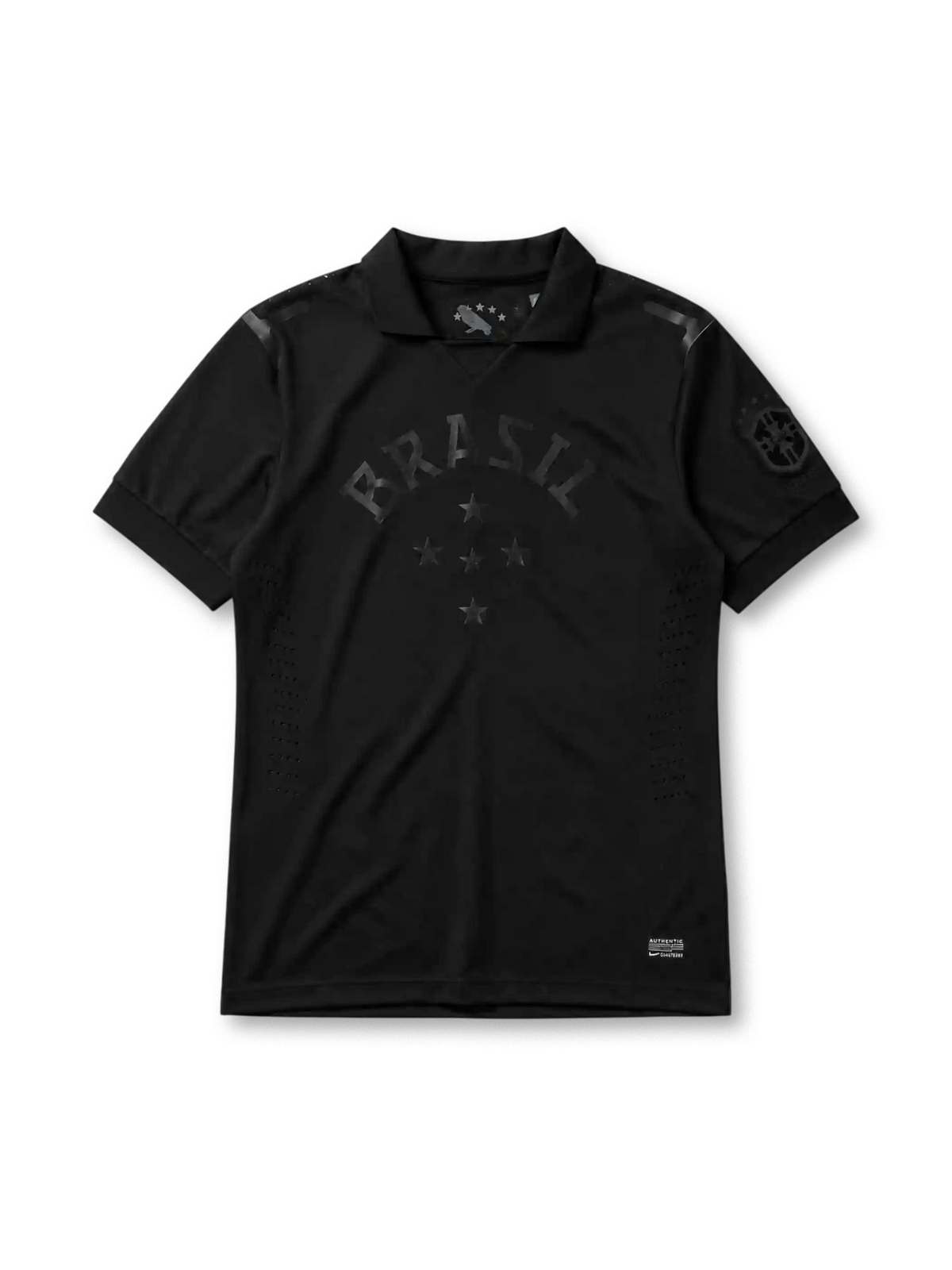 Brazil 2013/14 Blackout special edition jersey in all-black tonal design with BRASIL lettering
