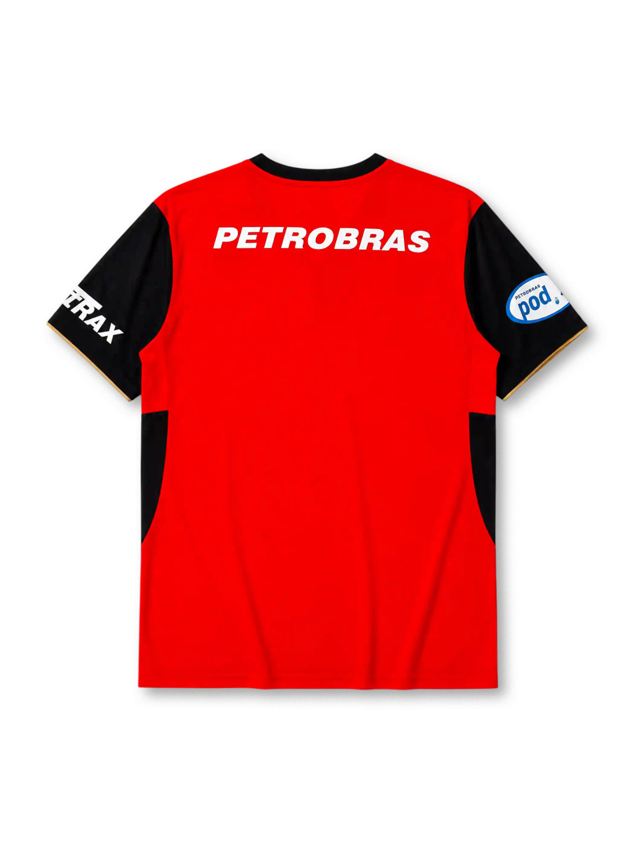 Flamengo 2007/08 home jersey in red and black with Cartão Petrobras sponsor branding