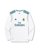 Real Madrid 2017/18 Home Long Sleeve Jersey