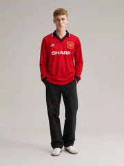 Manchester United 1994/96 Home Long Sleeve Jersey