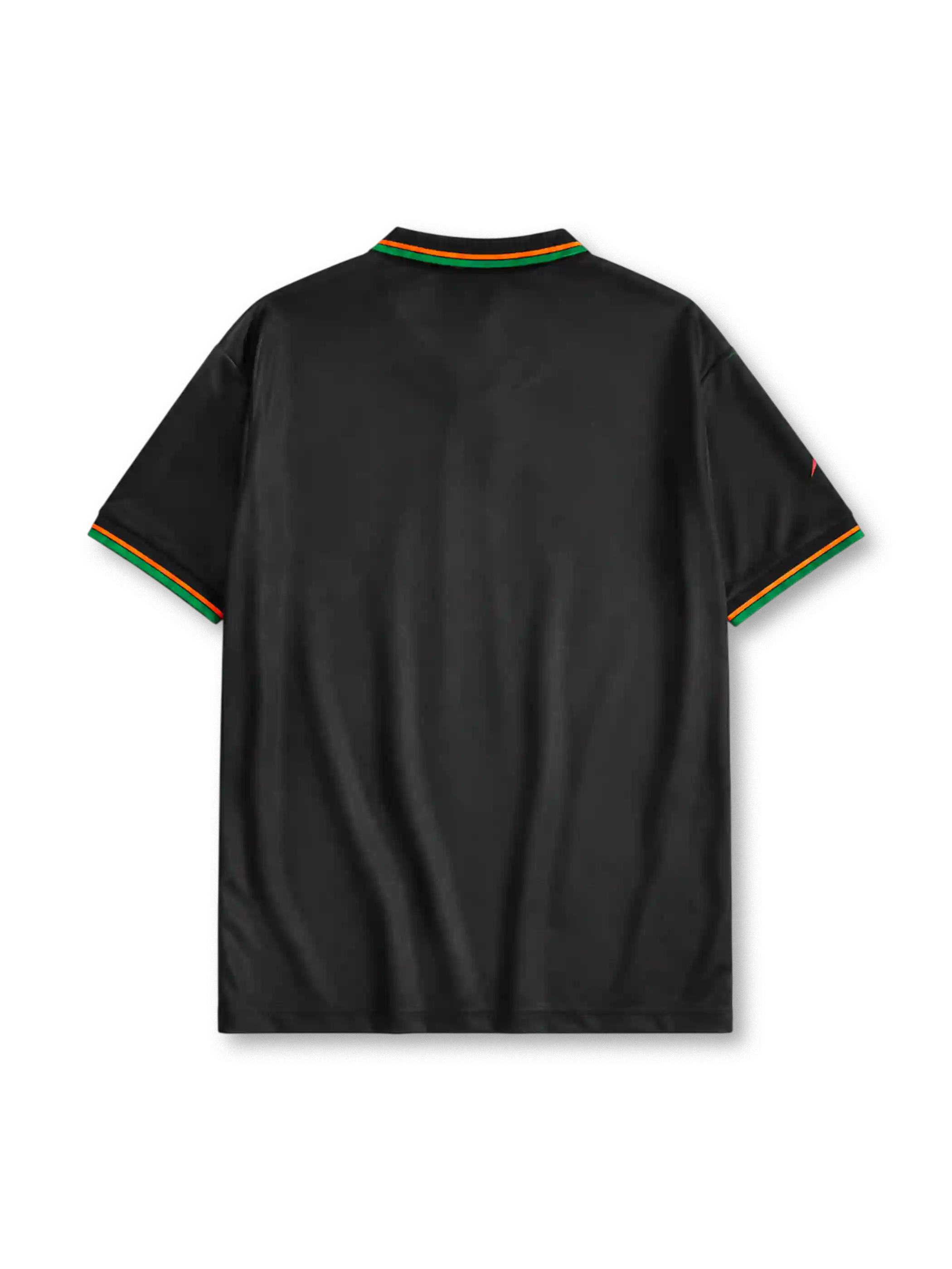 Venezia AC 1998/99 home jersey in black with abstract lion graphic and Emmezeta sponsor branding