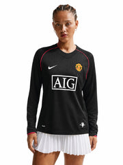 Manchester United 2007/08 Away Long Sleeve Jersey
