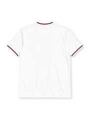 England 1982 World Cup home jersey in white with navy and red chest band and Three Lions crest