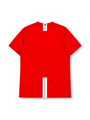 Manchester United 2007/08 home league version jersey in red with rounded crest and AIG sponsor branding