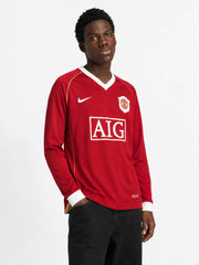 Manchester United 2006/07 Home Long Sleeve Jersey