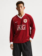 Manchester United 2006/07 Home Long Sleeve Jersey