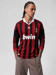 AC Milan 2009/10 Home Long Sleeve Jersey